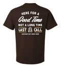 Last Call Co. Here Badge S/S Tee
