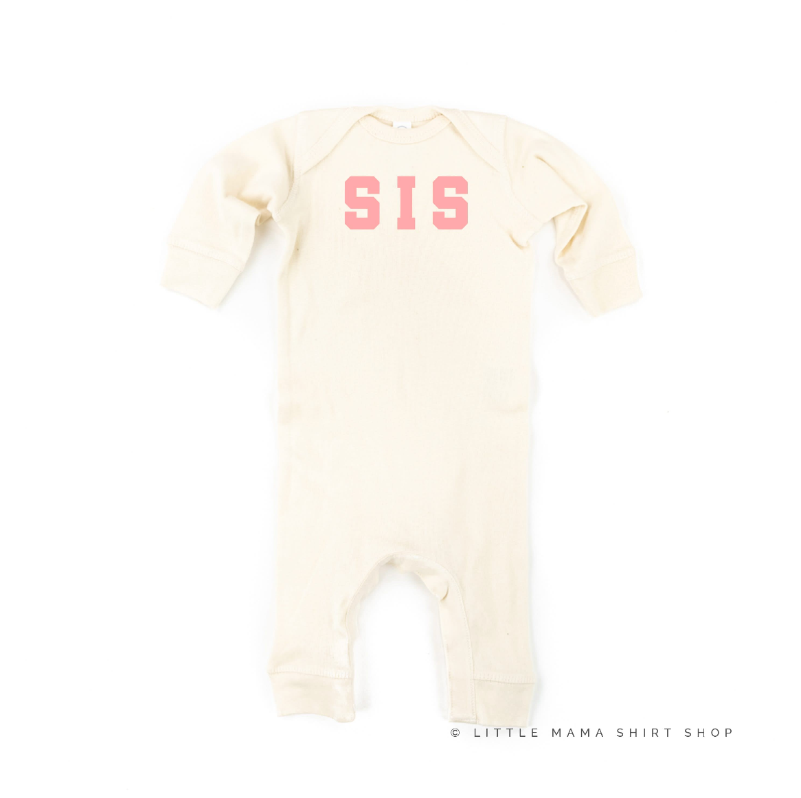 Varsity 'Sis' Sibling Tees - (Choose Your Role) - Baby Sleeper