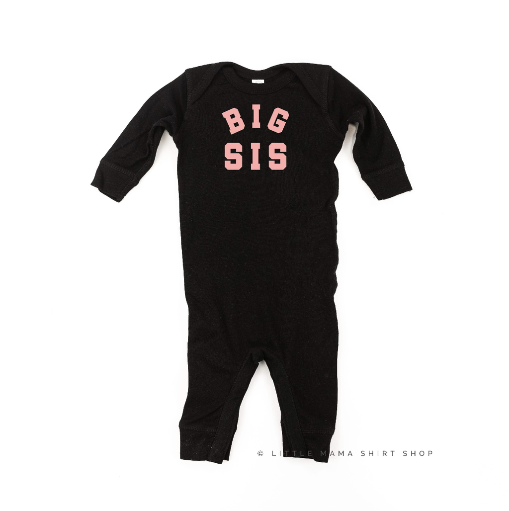 Varsity 'Sis' Sibling Tees - (Choose Your Role) - Baby Sleeper