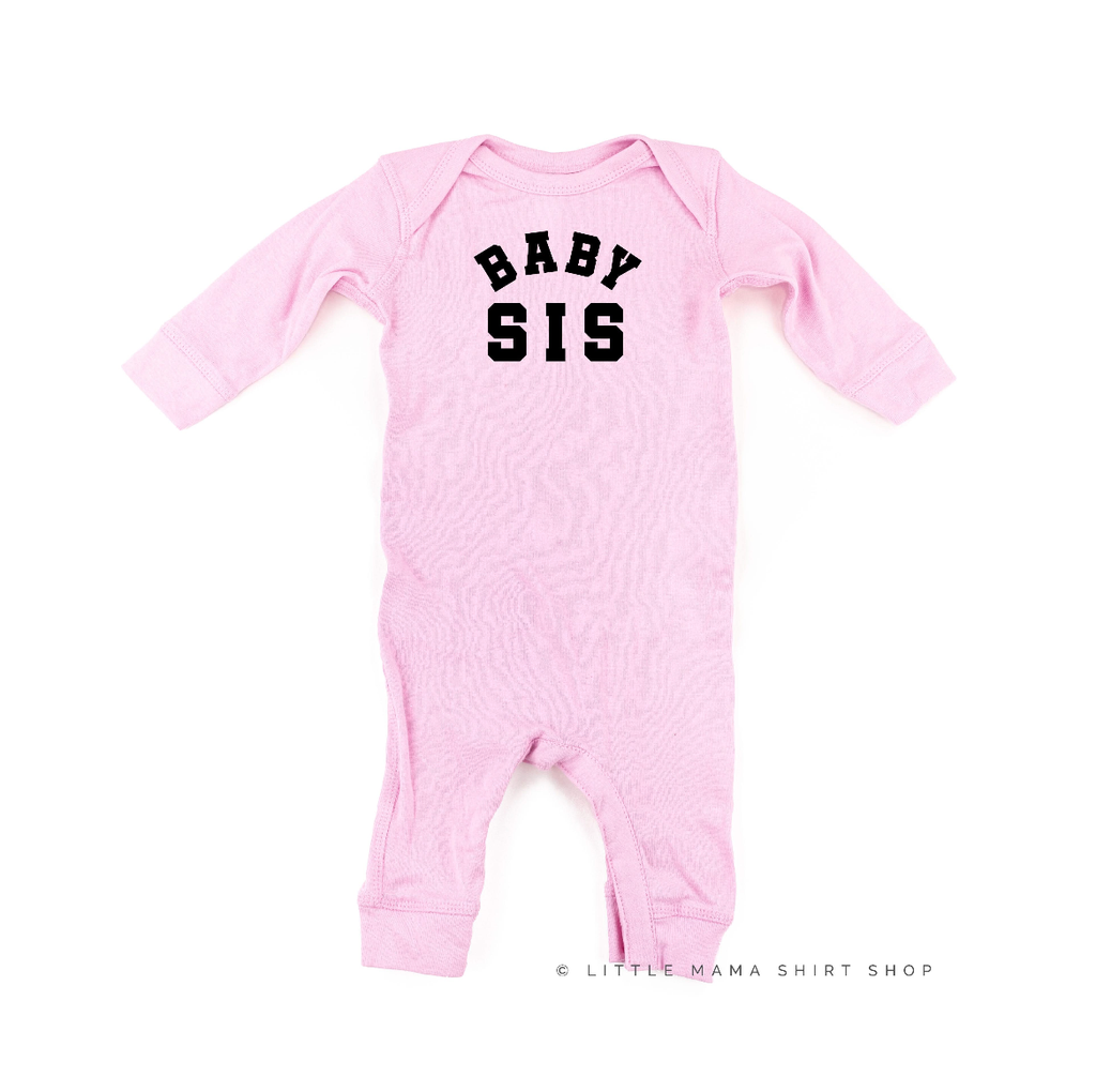 Varsity 'Sis' Sibling Tees - (Choose Your Role) - Baby Sleeper