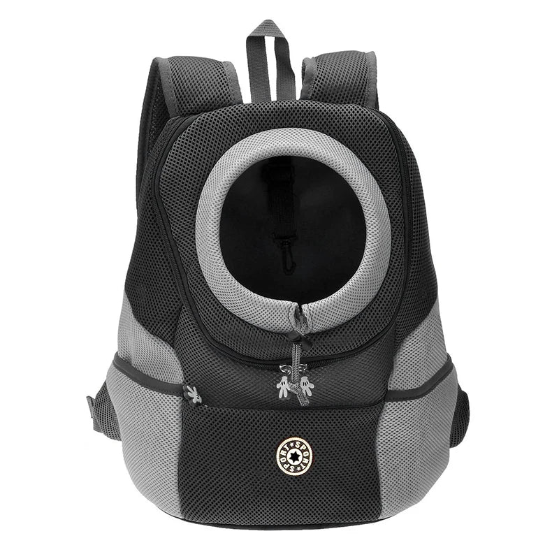 Double-Shoulder Pet Carrier Backpack for Small Dogs – Breathable Travel Dog Carrier, Fits Pets Up to 12 kg (26 lb)