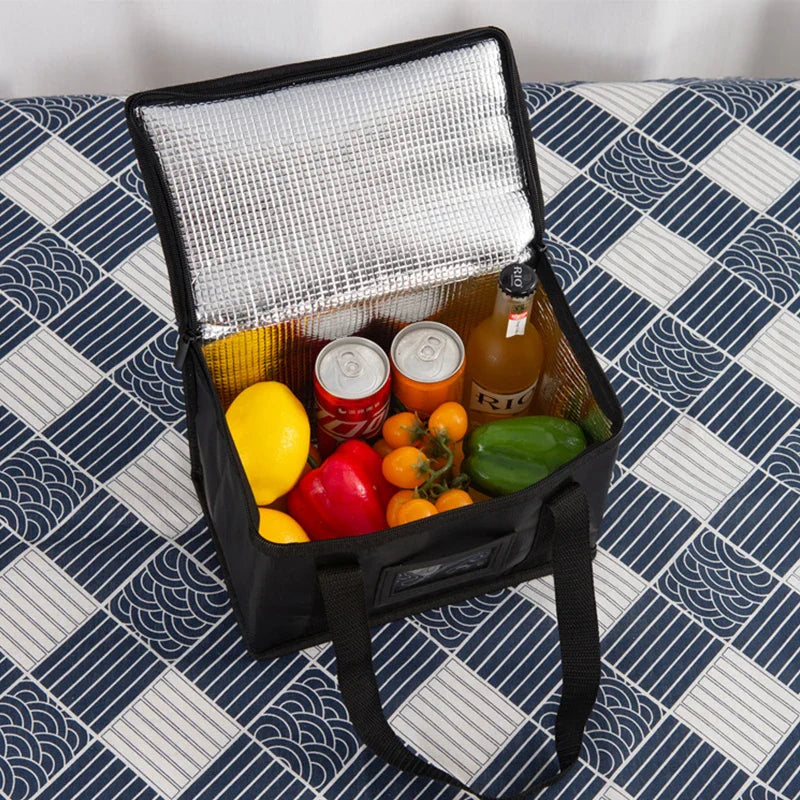 Insulated Thermal Cooler Bag - Leakproof Waterproof Nylon Lunch Tote for Picnic & Food Delivery, Multiple Sizes 16L–70L
