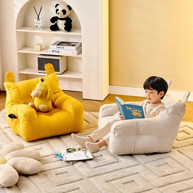 Kids Reading Nook Chair Cute Patch Toddler Armchair for Bedroom, Playroom & Study