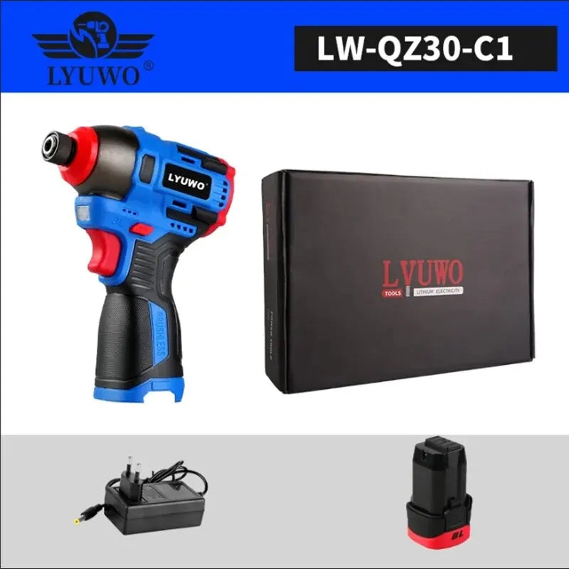 Brushless 16.8V Cordless Electric Screwdriver Drill — 160 N·m Torque Impact Multi-Function Power Tool