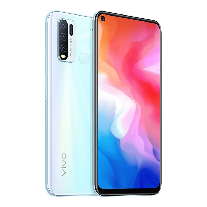 Refurbished Android Smartphone Snapdragon 665 Octa-Core 6.53" (16.6 cm) FHD+ 8GB RAM 128GB ROM 16MP Front + Quad Rear Cameras 5000mAh 18W Fast Charge Global Firmware