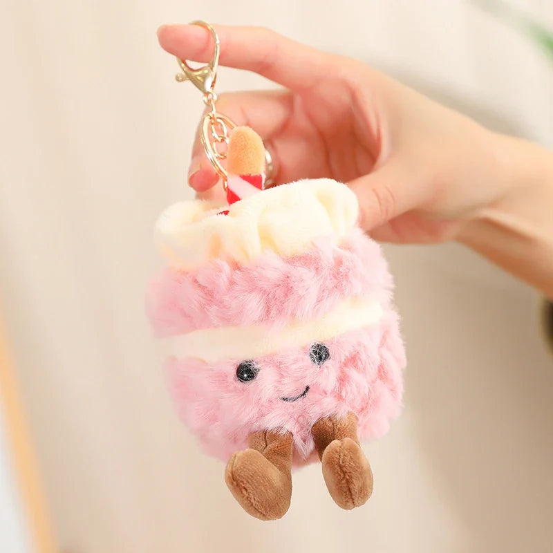 Cartoon Egg and Toast Plush Pillow Breakfast Stuffed Doll Cute Food Plush Gift