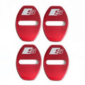 4-Pack Car Door Lock Cover Caps for S-Line A3 A4 A5 A6 A7 Q2 Q3 Q5 Q5L Q7 TT RS Series Alloy Door Lock Protectors (4pcs)