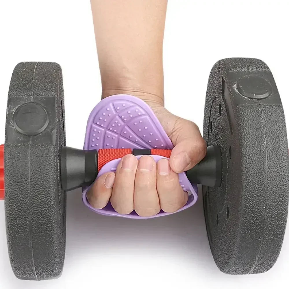 Silicone Weight Lifting Grip Pads Non-Slip Palm Protectors for Dumbbell, Pull-Up & Strength Training (1 Pair)