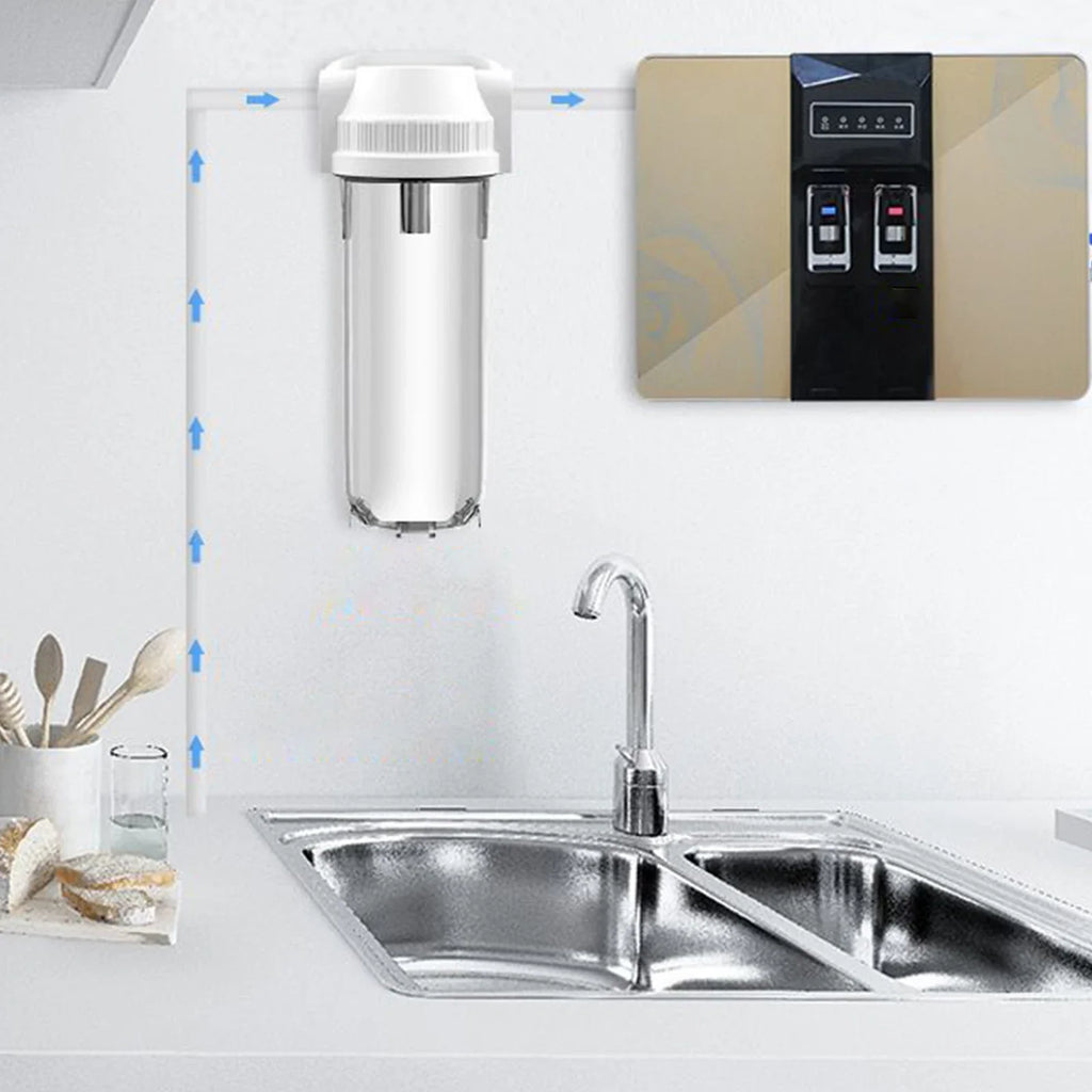 10-Inch (25 cm) Transparent PET Proof Bottle Water Filter Replacement Cartridge for Kitchen Water Purifiers