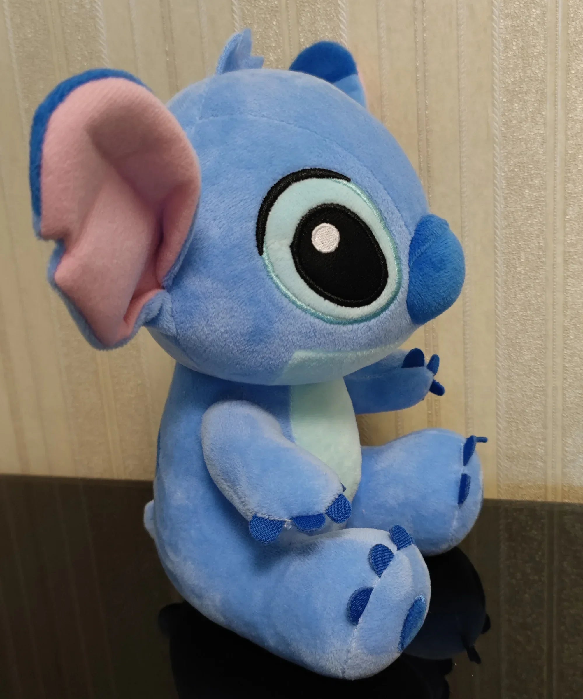 Stitch Plush Toy 10 in (25 cm) Soft Stuffed Doll — Blue & Pink Character Plush Gift for Kids