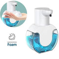 420ml (14.2 fl oz) Touchless Automatic Soap Dispenser - 4-Level Adjustable Foam & Gel, USB Rechargeable, Countertop or Wall-Mount, IPX5 Waterproof