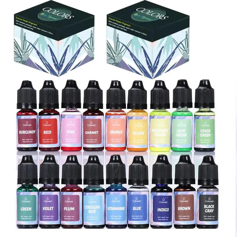 Candle Dye Kit - Liquid Colorants for DIY Candle & Soap Making (5ml / 10ml Bottles)