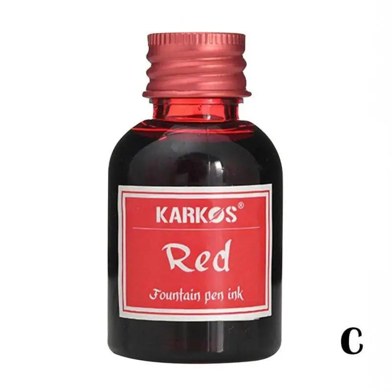 30ml Fountain Pen Ink Bottle (1.01 fl oz) — Water-Based Calligraphy Refill Ink for Stationery & School