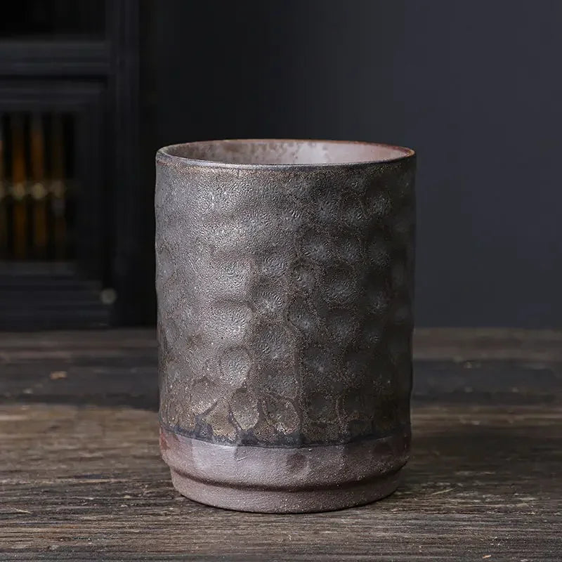 Handmade Stoneware Ceramic Mug – Large Rustic Coffee & Tea Cup, Single Piece