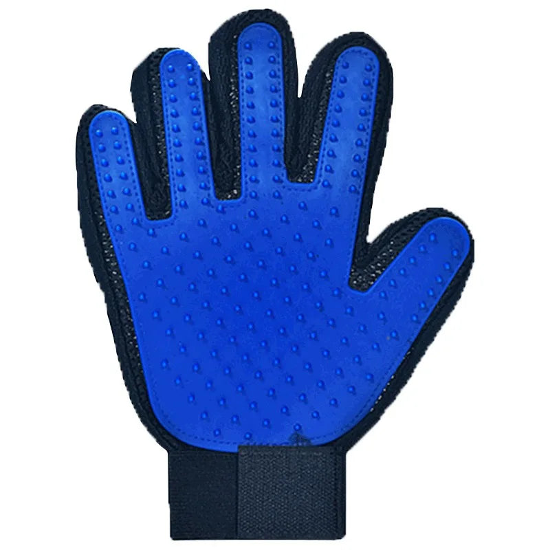 Multicolor Silicone Pet Grooming Gloves for Cats and Dogs – Reusable Hair Removal Mitt