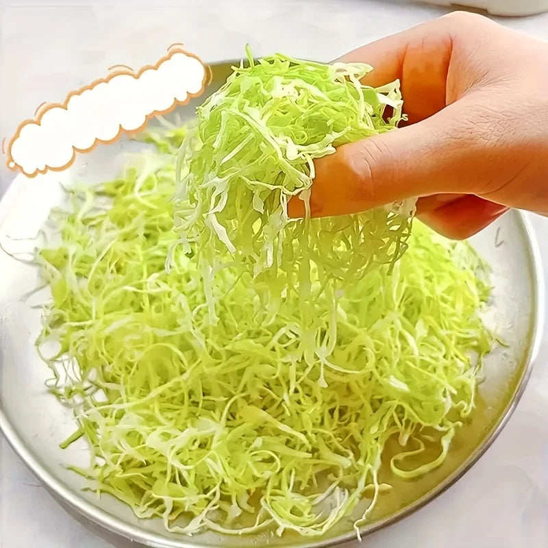 Ultra-Fine Manual Vegetable Slicer & Shredder – Multi-Purpose Food Chopper for Salad, Cabbage & Carrot