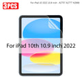3-Pack Paper-Like Matte PET Screen Protector for iPad Air & Pro — 10.5–12.9 in (26.7–32.8 cm), Anti-Glare Pen-Friendly