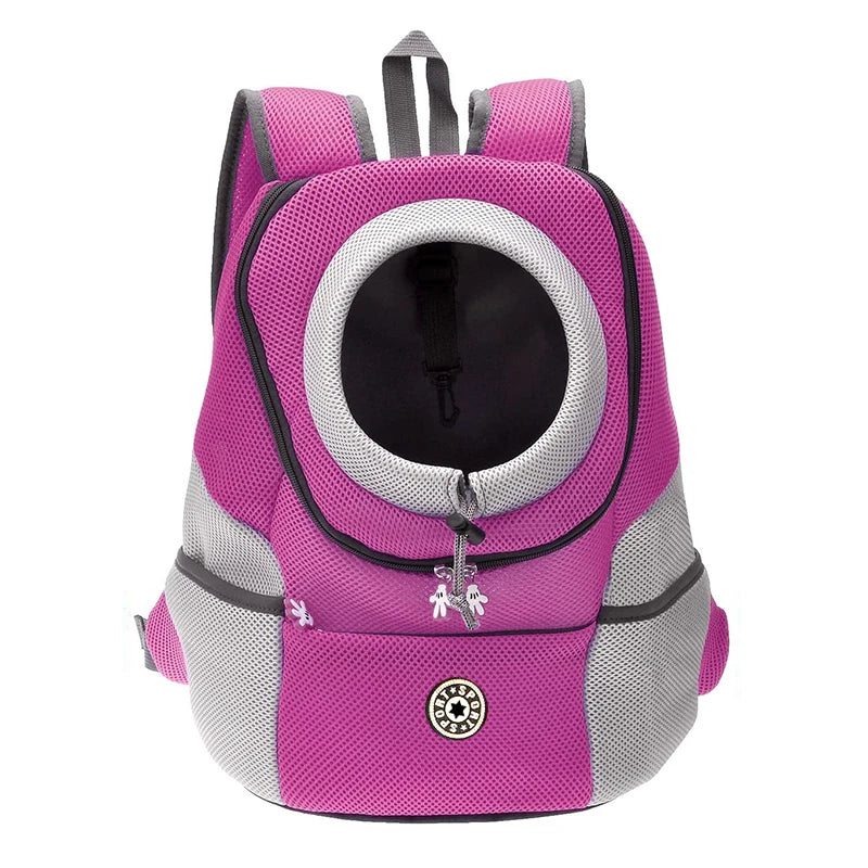 Double-Shoulder Pet Carrier Backpack for Small Dogs – Breathable Travel Dog Carrier, Fits Pets Up to 12 kg (26 lb)