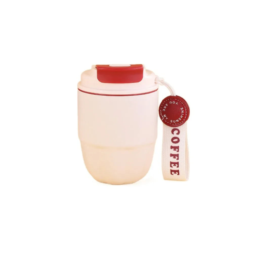 Mini Stainless Steel Vacuum Insulated Coffee Mug 260ml (8.8 fl oz) Portable Pumpkin Travel Mug