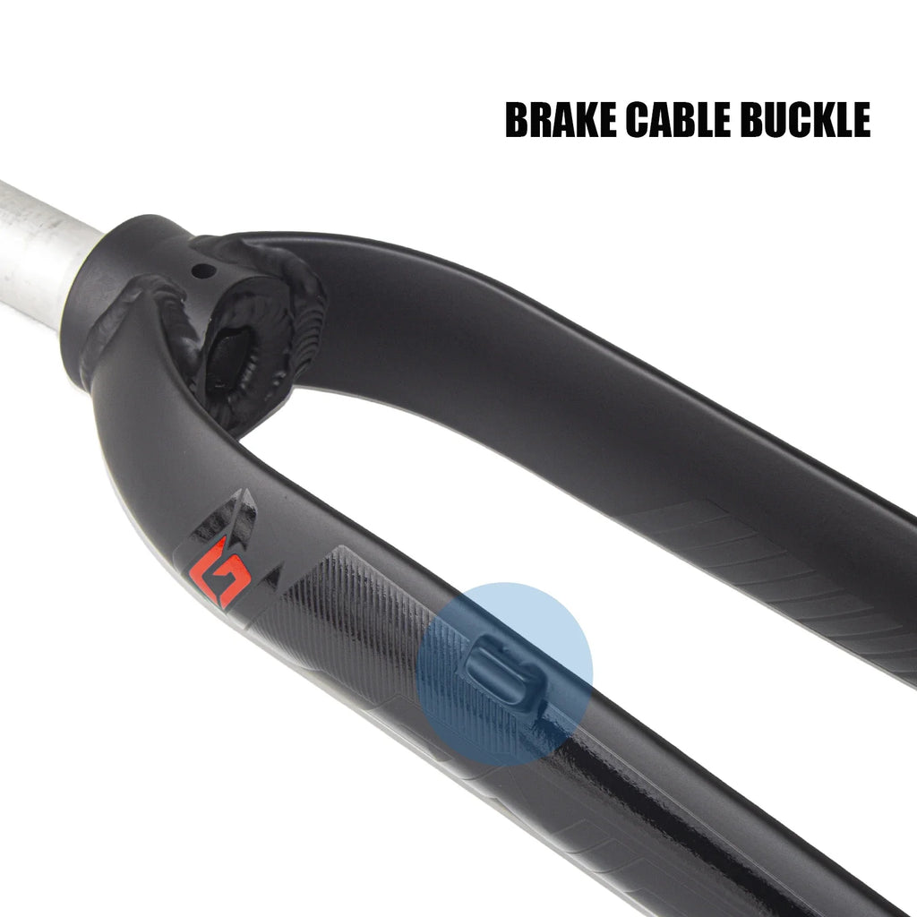 Ultra-Light Aluminum Alloy MTB Front Fork — Compatible with 26/27.5/29 in Wheels, Disc Brake, Quick-Release Legs