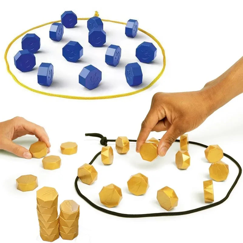 Magnetic Stones Strategy Game - Interactive Magnetic Board for Family, Kids & Adults - 3.4 cm (1.34 in)