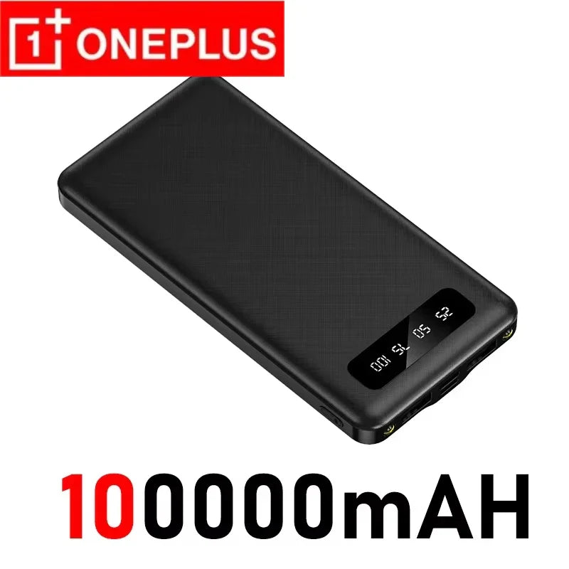 200000mAh 120W Portable Power Bank with LED Digital Display, Fast Charging USB-C External Battery for Smartphones & Tablets