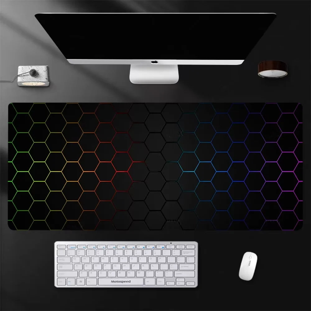 Large Gaming Mouse Pad Desk Mat XL Extended Keyboard & Mouse Pad — 30x80 / 40x90 / 50x100 cm (11.8x31.5, 15.7x35.4, 19.7x39.4 in)