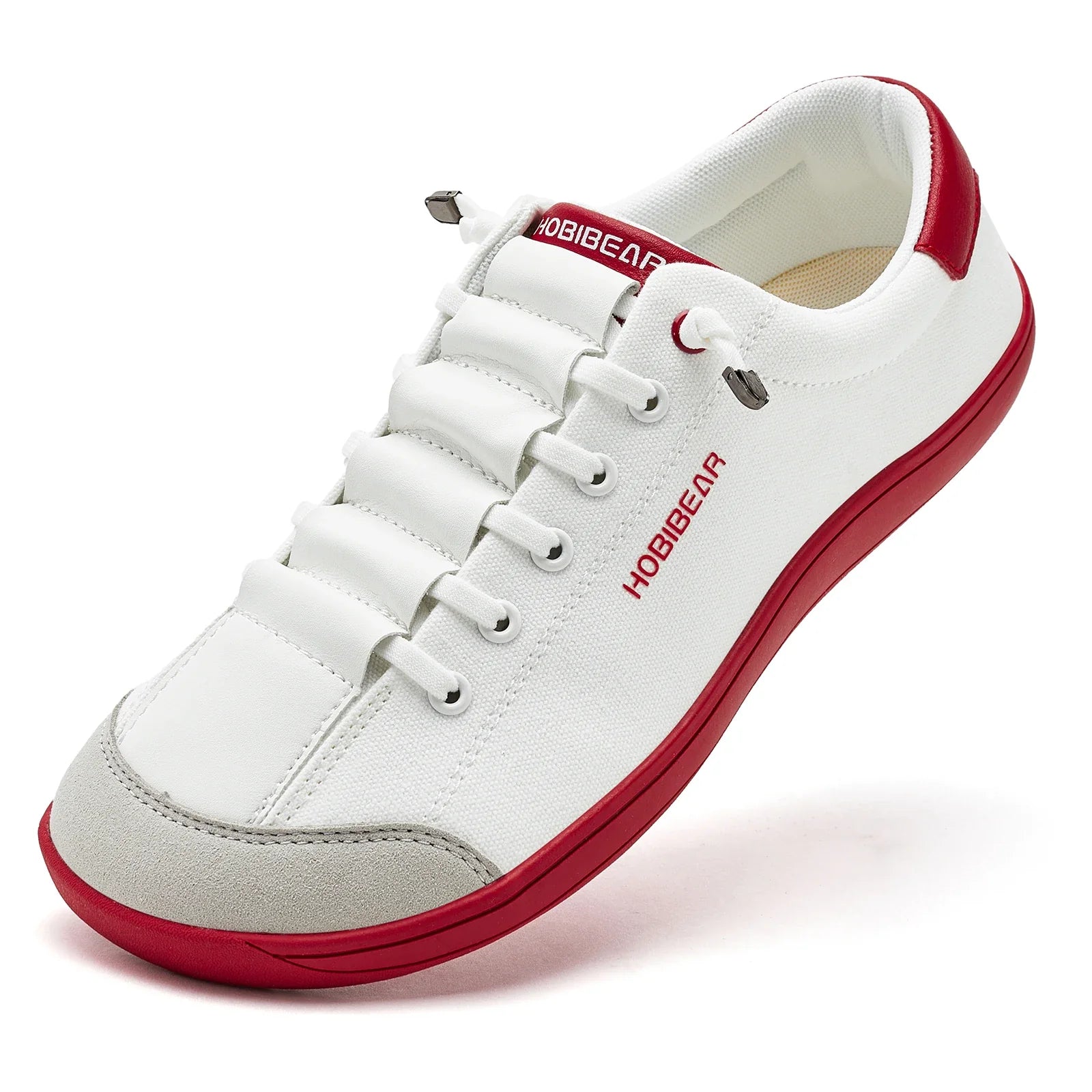 Wide Toe Barefoot Minimalist Sneakers – Unisex Lightweight Adjustable Slip-On Walking Shoes