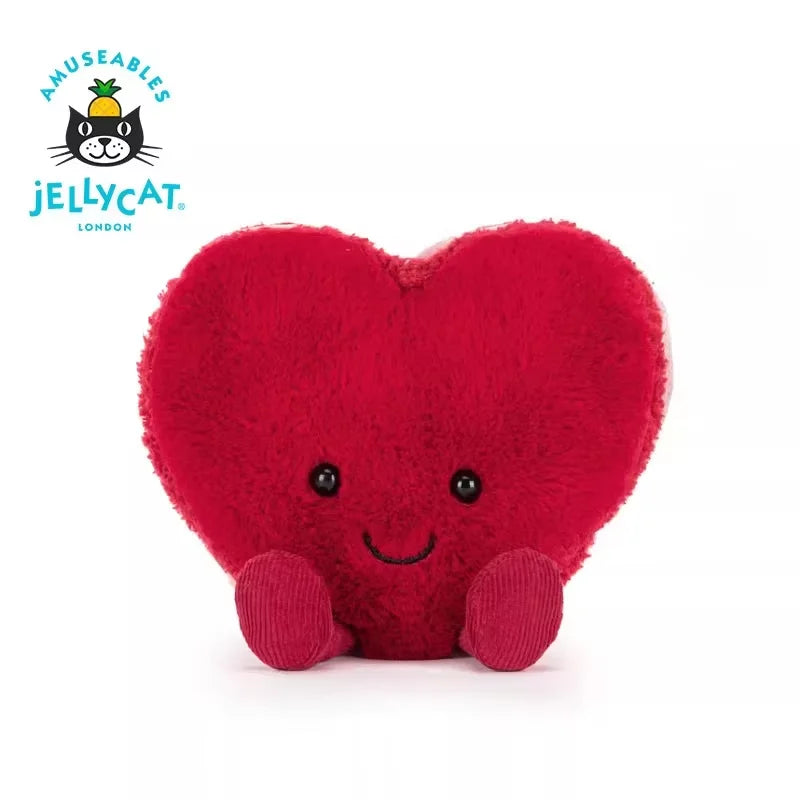 Plush Bunny & Crimson Dragon Toy with Rose Bouquet – Valentine's Day Stuffed Animal Gift
