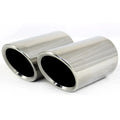 Stainless Steel Exhaust Muffler Tip Tailpipe - Universal Rear Car Exhaust Trim 2.68 in (6.8 cm)