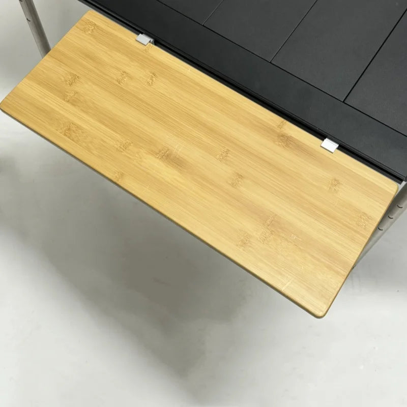 IGT Bamboo Extension Table Top – Outdoor Camping Kitchen Side Table Module for Picnic & Dining
