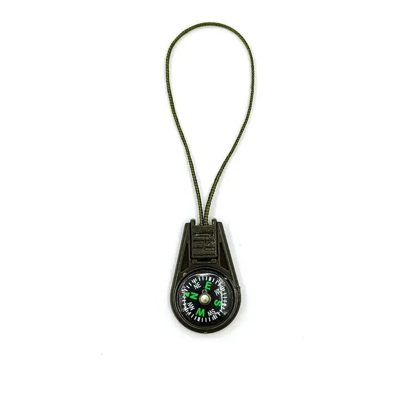 Mini Tactical Pocket Compass Keychain - Survival Compass for Camping, Hiking & Travel