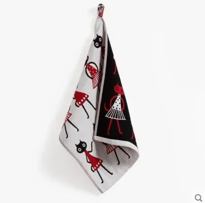 3-Layer Cotton Baby Face Towel 35 x 40 cm (14 x 16 in) Cartoon Gauze Washcloth for Newborn Bathing & Feeding