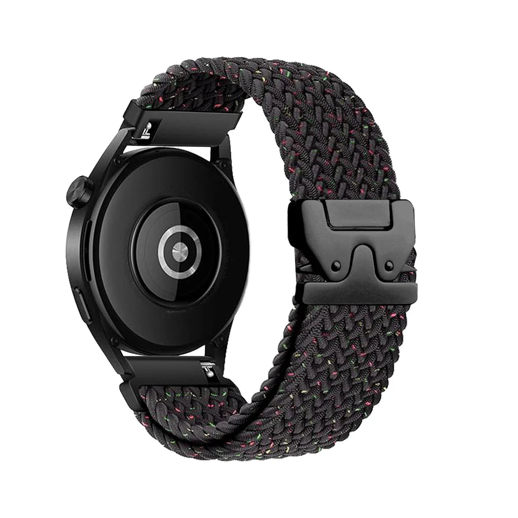 Braided Loop for Fitbit Versa 3/4 Watch Band Parachute Style Buckle Bracelet Correa Elastic Band for Fitbit Versa2/Sense1 2 Band