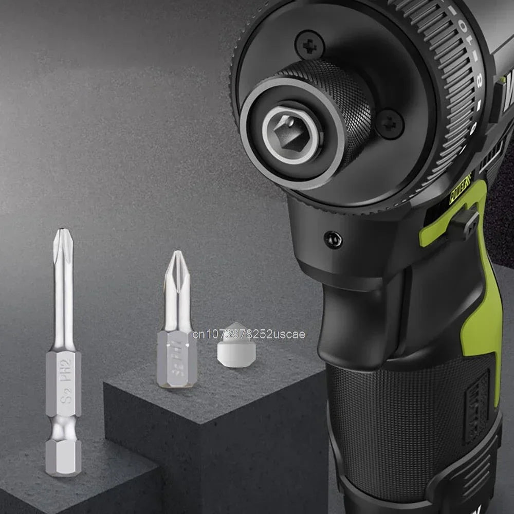 12V Cordless Brushless Screwdriver – Dual Speed 0–500/1800 RPM, 40 N·m (29.5 ft·lb) Torque, 1/4" Hex Chuck, 2.0Ah Battery Kit