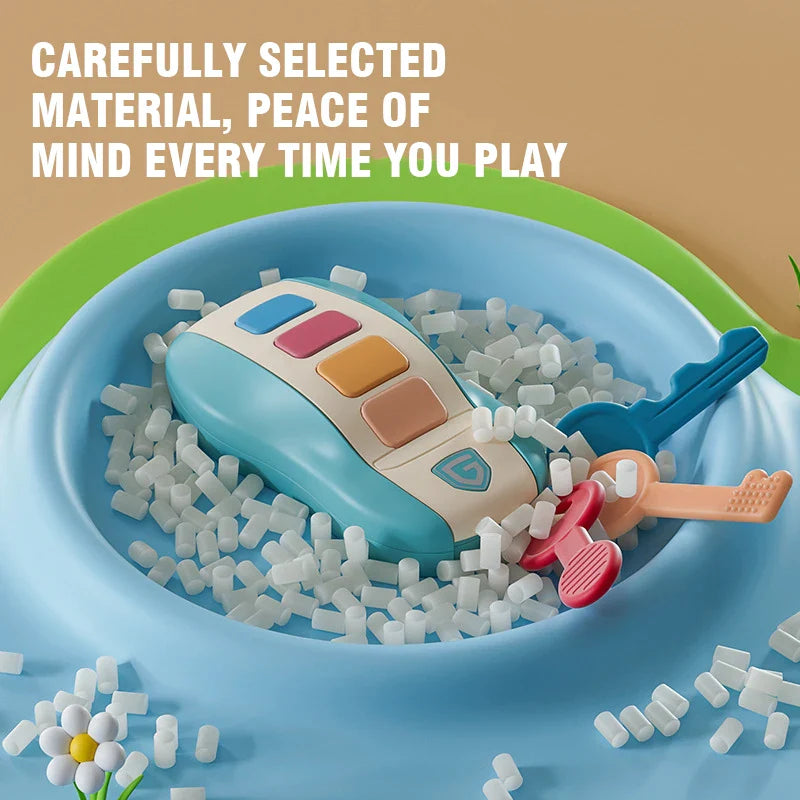 Musical Car Key Toy – Smart Vocal Remote for Baby & Toddler Play