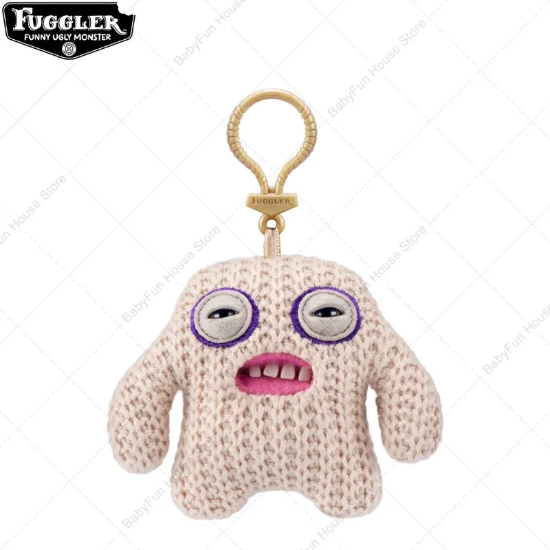 Funny Ugly Teeth Monster Plush Toy, Kawaii Wide-Eyed Rabbit Stuffed Doll Gift for Kids & Collectors