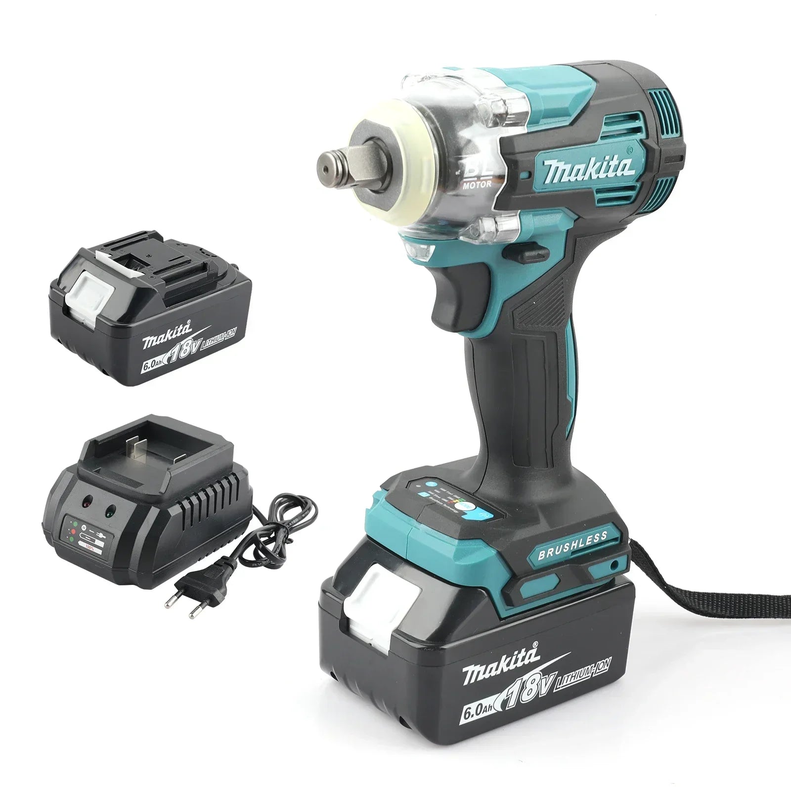 Brushless 36-40V High-Torque Impact Wrench — Wind Cannon Auto Repair Tool