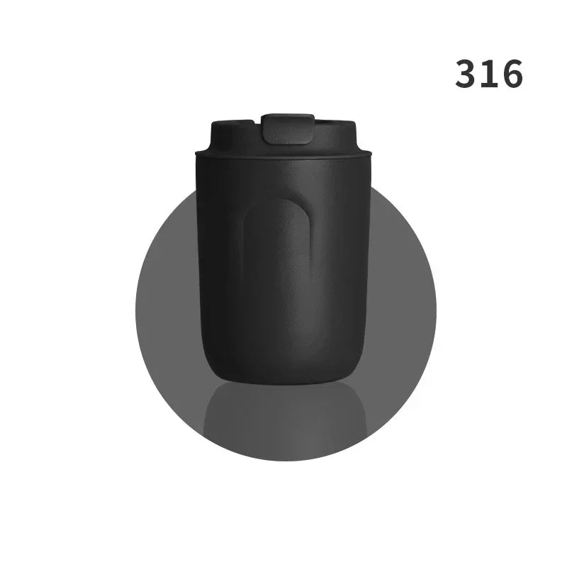 Mini Insulated Thermos Bottle 220ml (7.4oz) Stainless Steel Vacuum Flask – Leakproof Double-Wall Travel Coffee Mug