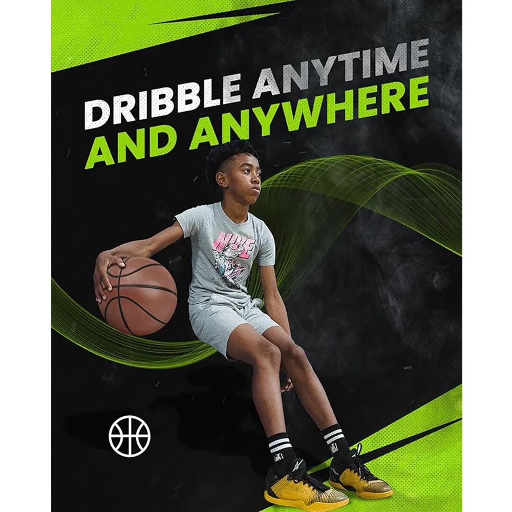 Silent Indoor Foam Basketball – Size 7 (29.5 in / 75 cm) Quiet Airless Dribble & Dunk Training Ball