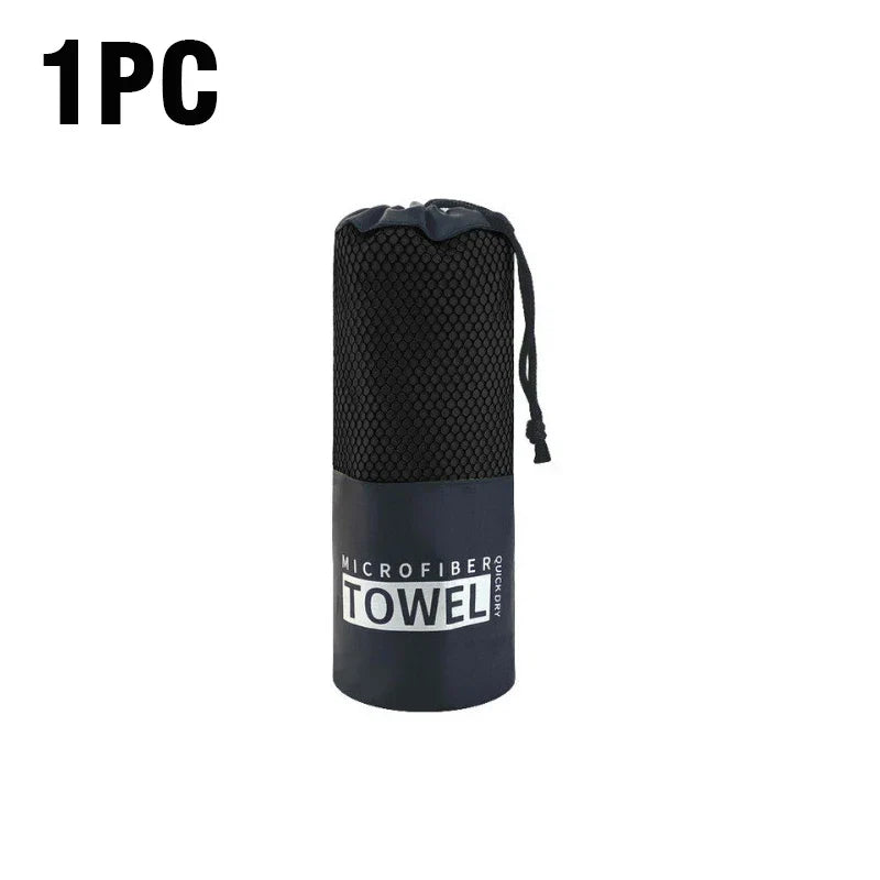 Microfiber Quick-Dry Large Beach & Sports Towel for Travel, Gym, Yoga, Swimming