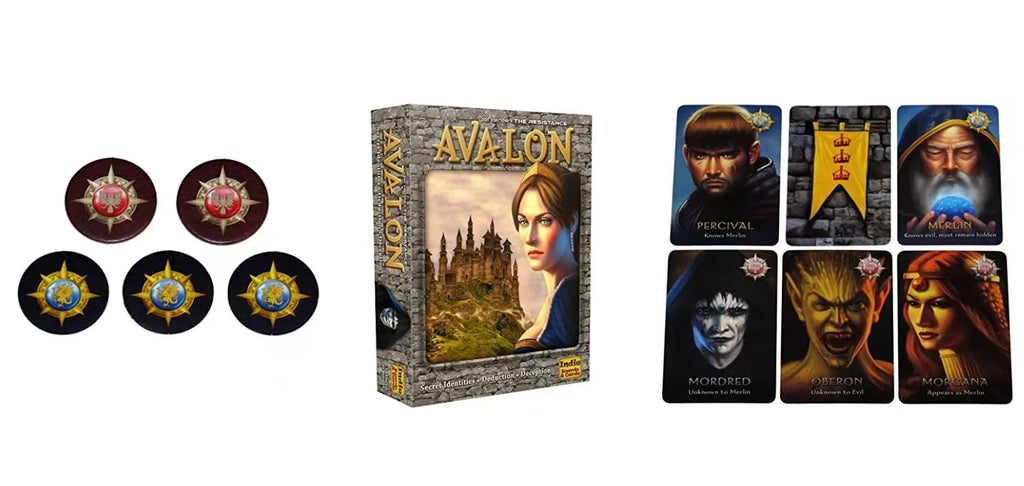 The Resistance: Avalon Card Game – Social Deduction Party Game for 5-10 Players, Ages 13+, 30 Minutes