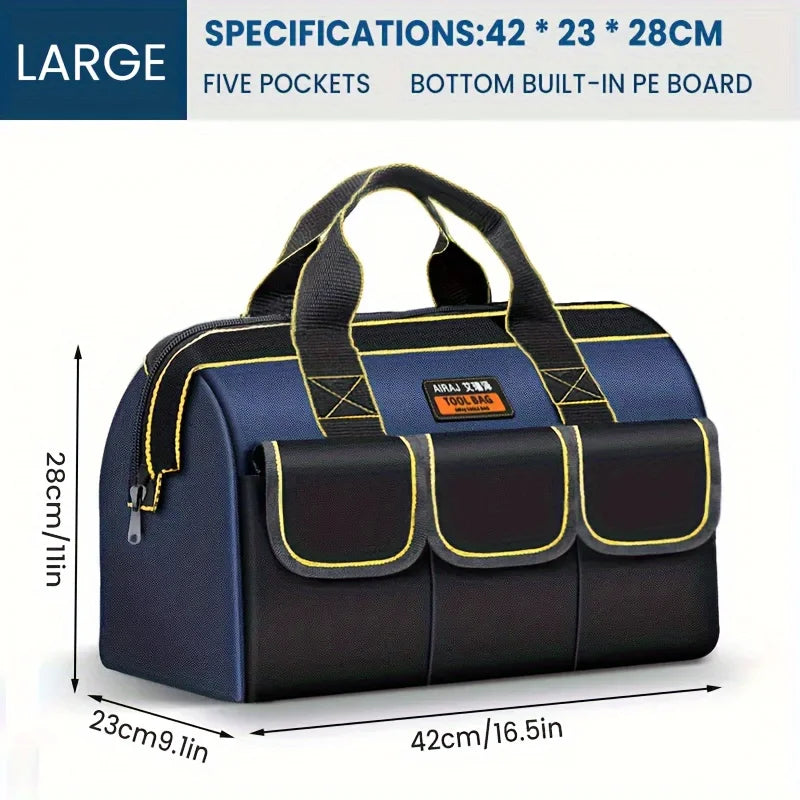 Multifunctional Electrician Tool Bag – Waterproof 1680D Oxford, High-Capacity (13–18 in / 31–42 cm)