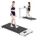 2-in-1 Portable Walking Pad Treadmill for Home & Office — Under-Desk Mini Treadmill with LCD Screen, Quiet, 250 lb Capacity