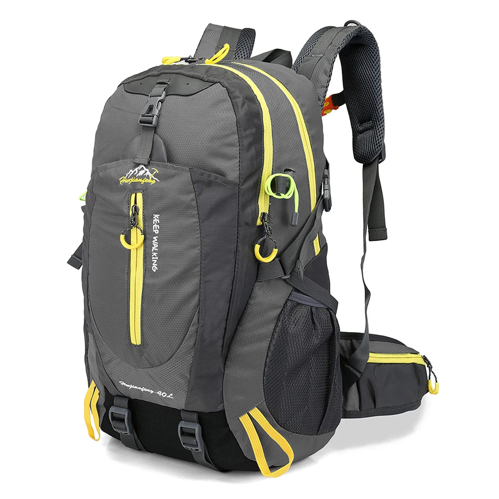 40L Water-Resistant Travel Backpack - Lightweight Hiking & Camping Daypack for Men and Women