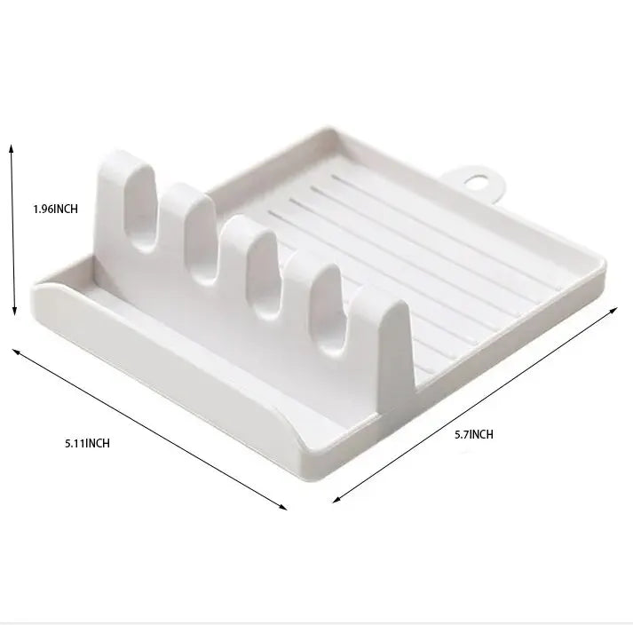 Countertop Utensil & Pot Lid Holder — Spoon, Spatula & Chopstick Rack