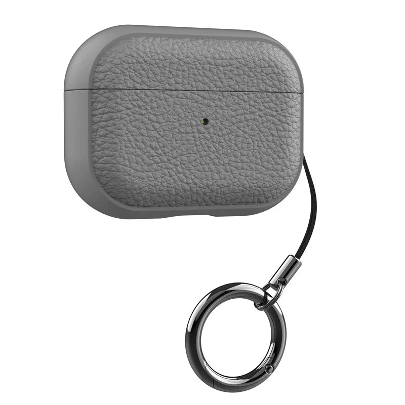 Soft TPU & PU Leather AirPods Case with Lanyard - Shockproof Protective Cover for AirPods 1/2/3/4 & Pro Series