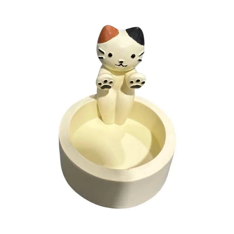Kitten Candle Holder Resin Cat Tea Light Holder for Home Decor & Gifts 6 cm (2.4 in)