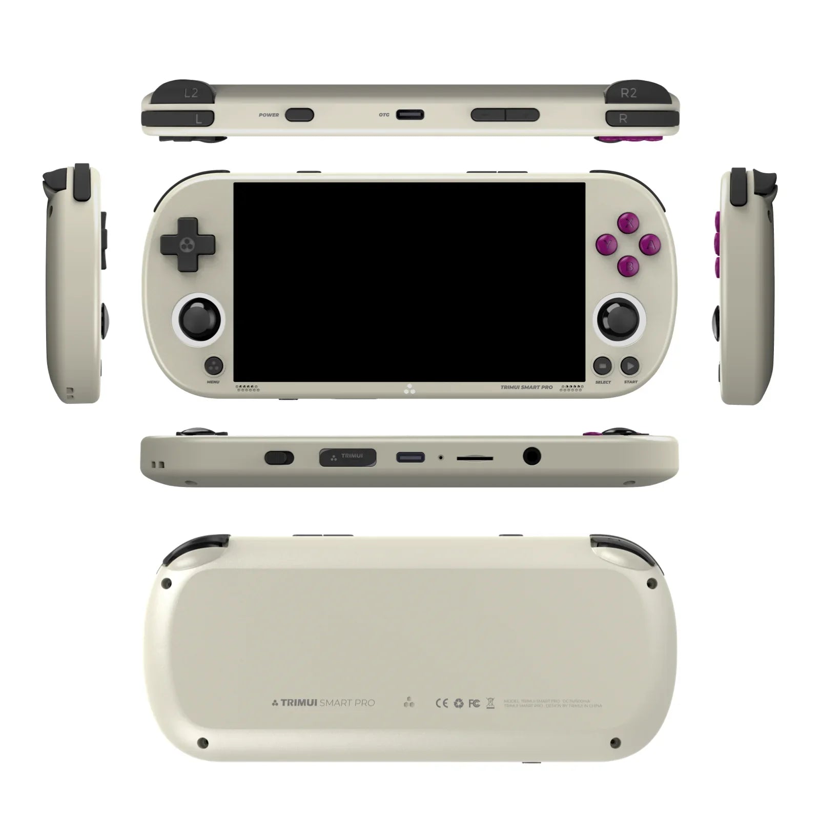 4.96-Inch (12.6 cm) IPS Handheld Retro Game Console - Linux OS, Joystick, RGB Lighting, 1280x720