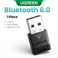 USB Bluetooth 6.0 Adapter Dongle for PC Windows 11/10/8.1 - Receiver & Transmitter for Keyboard & Mouse